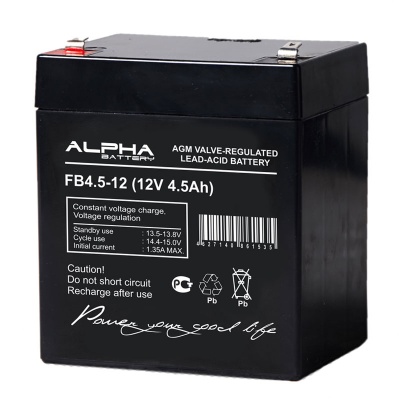 Аккумулятор ALPHA battery FB 12В - 4.5 А/ч в Волгограде